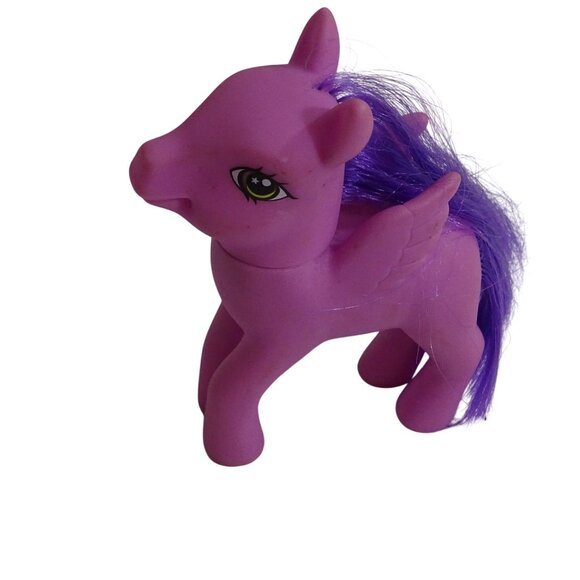 Greenbrier International Purple Pegasus Pony Toy Collectible Figure 4 inch - Picture 2 of 5